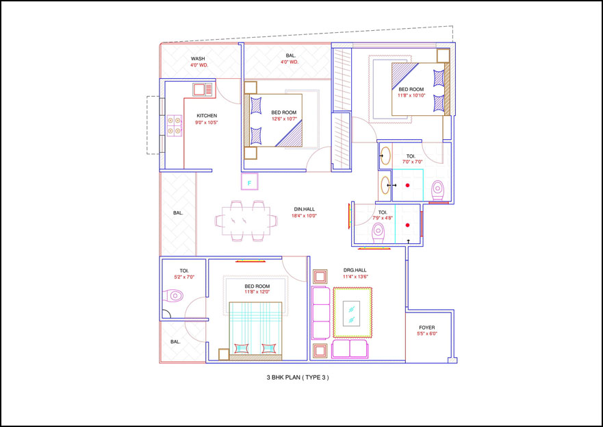 2bhk floor plan 2bhk floor plan